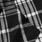 Hienosti ruudullinen miesten poncho