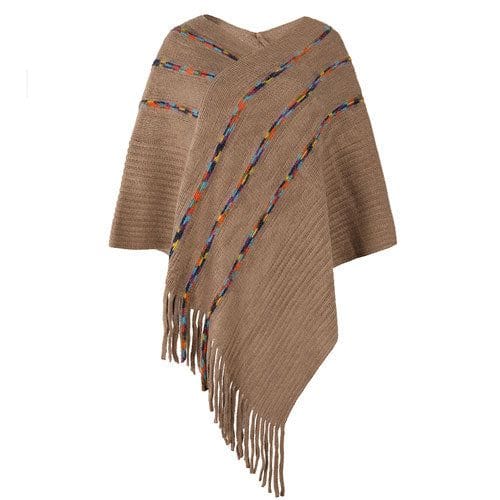 Lämmin poncho viitta