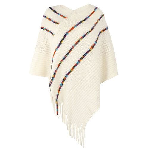 Lämmin poncho viitta