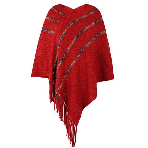 Lämmin poncho viitta