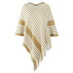 Neulottu talviponcho