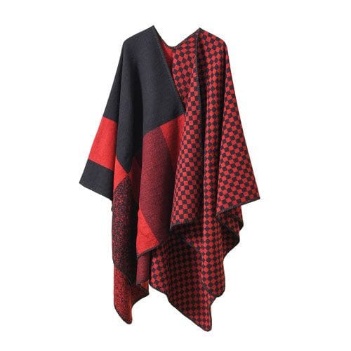 Tarkista kashmir poncho