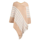 Etninen poncho tupsuilla