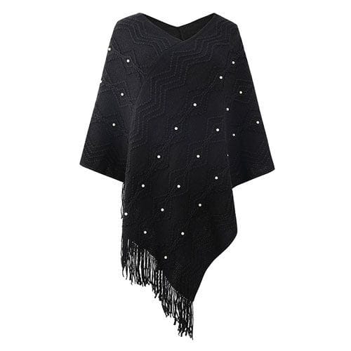 Lämmin naisten poncho