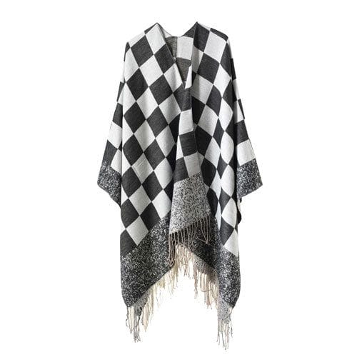 Ruudullinen kashmir huivi