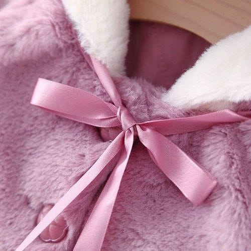 Joulupukki-vauvan poncho ja poro
