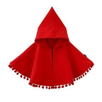 Vauvan poncho Punahilkka