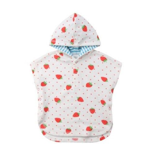 Badeponcho Vauva Mansikka