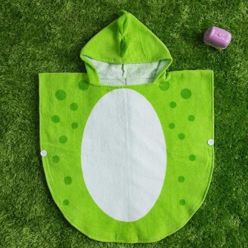 Vauvan kylpyponcho dinosauruskuviolla