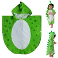 Vauvan kylpyponcho dinosauruskuviolla