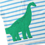 Vauvan kylpyponcho raidoilla
