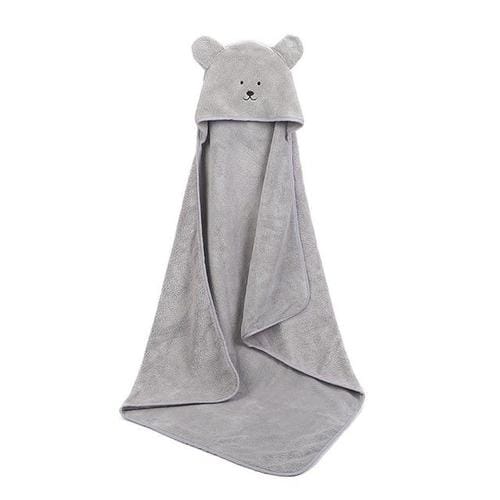 Vauvan kylpyponcho sametista