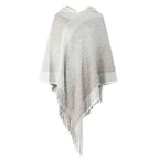 Naisten poncho hupulla