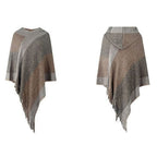 Naisten poncho hupulla