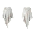 Naisten poncho hupulla