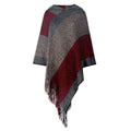 Naisten poncho hupulla