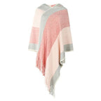 Naisten poncho hupulla