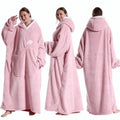 Naisten fleecehuopa poncho hupulla