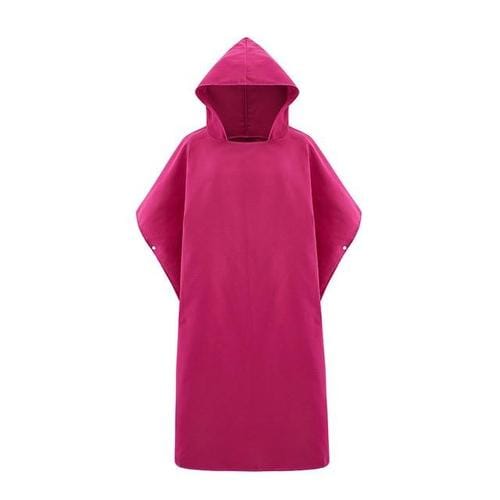 Yksivärinen surf-poncho