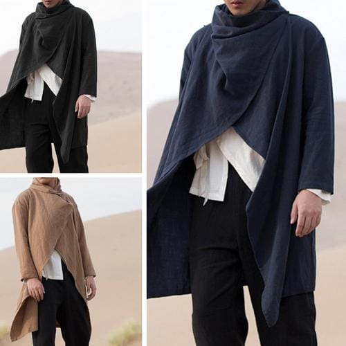 Tyylikäs kesäponcho miehille