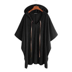 Muodikas miesten poncho hupulla