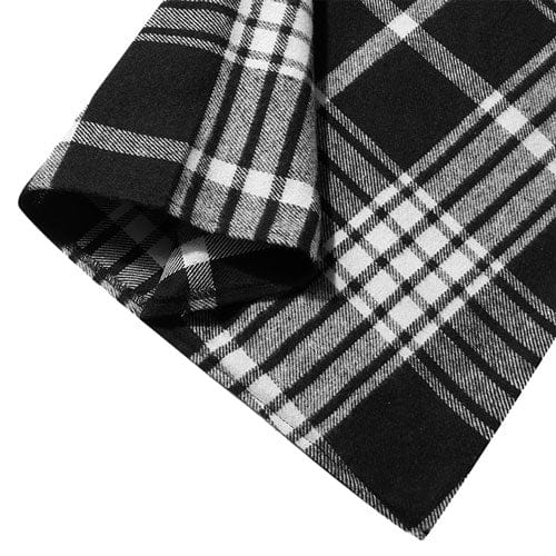 Hienosti ruudullinen miesten poncho