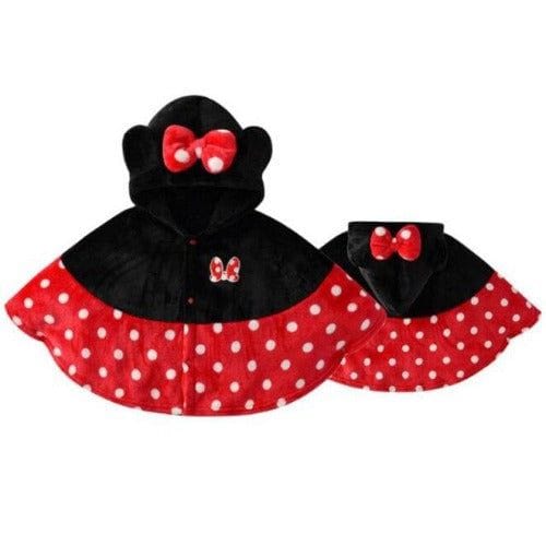 Fleece-vauvanponcho Minnie