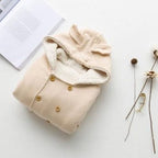 Fleece-vauvanponcho talveksi