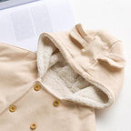 Fleece-vauvanponcho talveksi