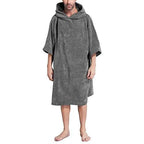 Kylpyponcho – Miesten fleece-uimapocho