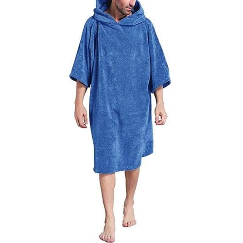 Kylpyponcho – Miesten fleece-uimapocho
