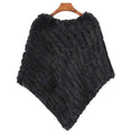 Raidallinen turkisnaisten poncho