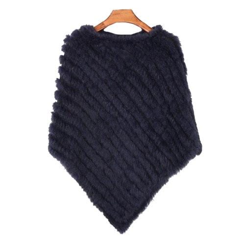 Raidallinen turkisnaisten poncho