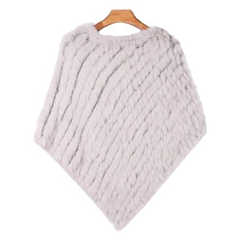 Raidallinen turkisnaisten poncho