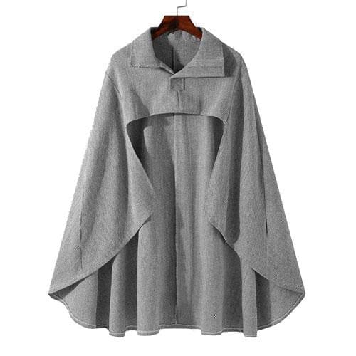 Miesten poncho viitta pitkät hihat