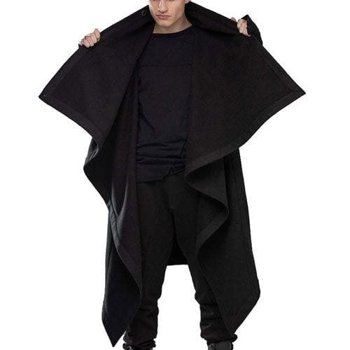 Miesten poncho pitkillä hihoilla