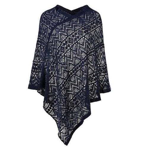 Kesäinen pitsiponcho naisille