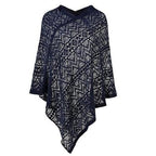 Kesäinen pitsiponcho naisille