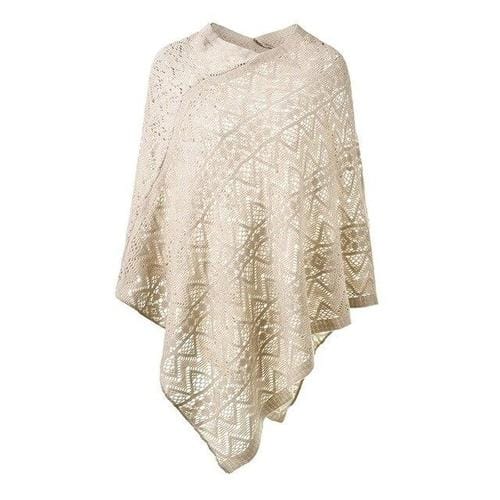 Kesäinen pitsiponcho naisille