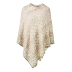 Kesäinen pitsiponcho naisille