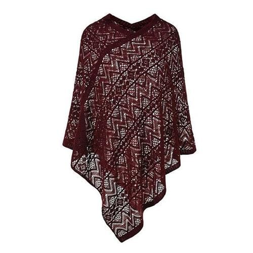 Kesäinen pitsiponcho naisille