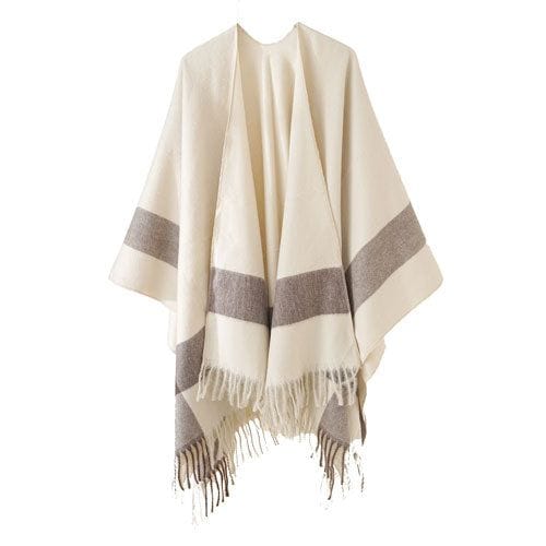 Naisten talviponcho puuvillasta