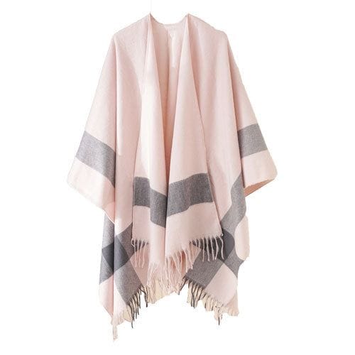 Naisten talviponcho puuvillasta
