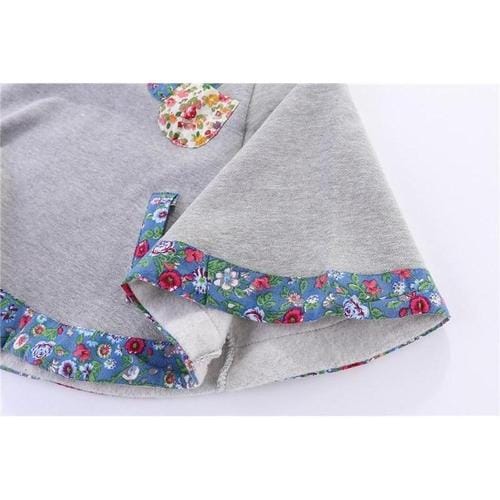 Puuvillainen talviponcho lapsille