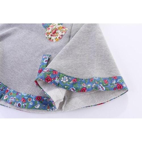 Puuvillainen talviponcho lapsille