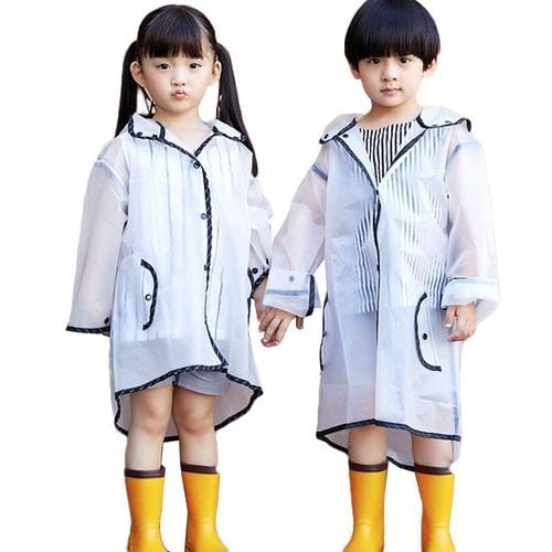 Hupullinen sadeponcho lapsille