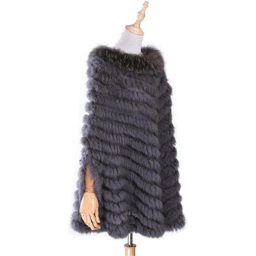 Lyhyt naisten poncho turkisella