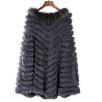Lyhyt naisten poncho turkisella