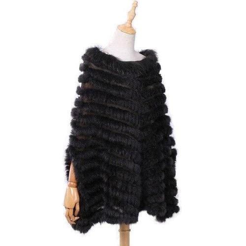 Lyhyt naisten poncho turkisella