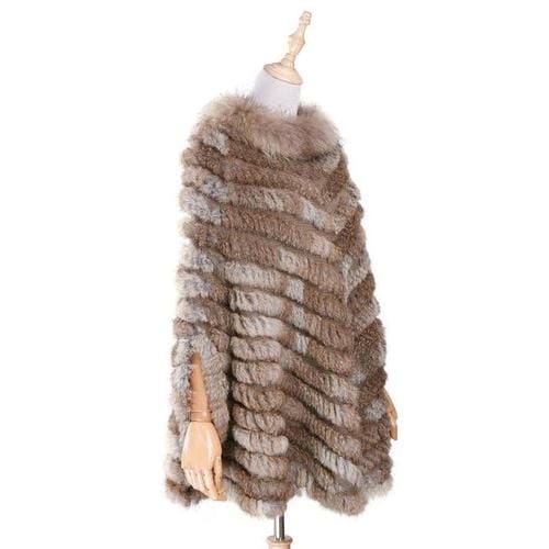 Lyhyt naisten poncho turkisella